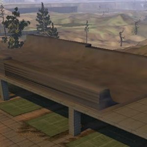 halfpipe on road