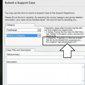 support instructions