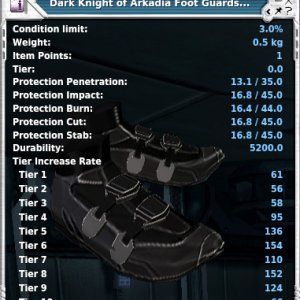 Dark Knight of Arkadia Foot Guards (M)