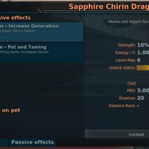 Sapphire Chirin Dragon