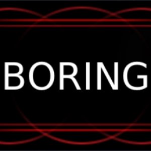 Boring Sign