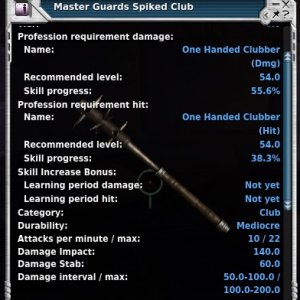 master guards spiked club