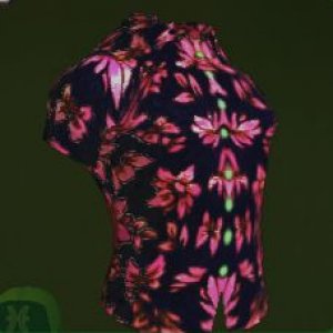 Island shirt Black-Red