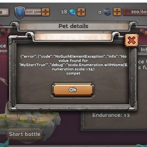 Compet - Fierce Frank Forest Battle Error