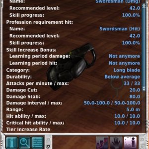 Ranked Psy Sword