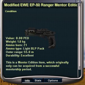 Modified EWE EP-50 Ranger Mentor Edition - Info