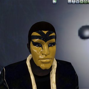 gold mask