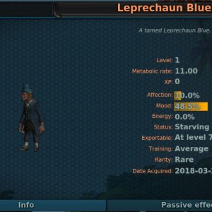 Leprechaun Blue Pet