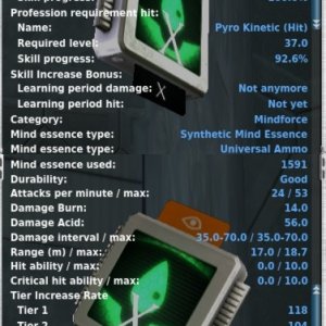 Corrosive Attack Nanochip X stats