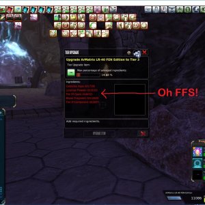 Tier Upgrade Ingredients for LR-40 FEN