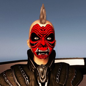 Samurai warrior mask