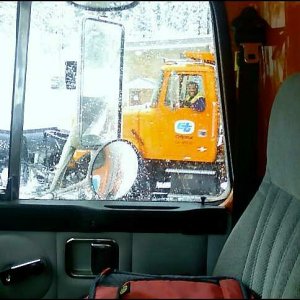 Me and my friend getting ready to go plow snow