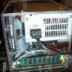 Back view of clearcube.