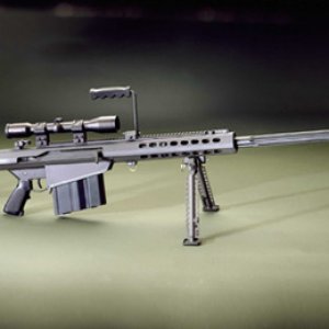 Barrett 50 cal sniper rifle