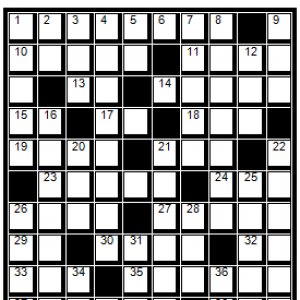 Calypso's Geography - Crossword