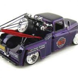 Purple Tow truck