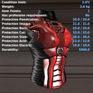POTE ARMOR STATS