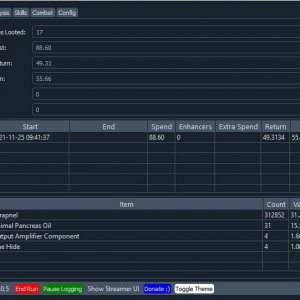Loot Nanny Run Tracking
