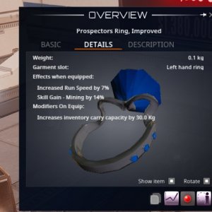 Prospectors Ring, Improved