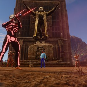 Lucky Artwork Arthur between Skeletton man leggs.jpg