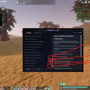 Mission Log Track Icon not updated
