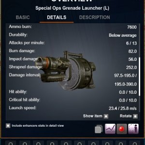 Spec Ops Grenade Launcher 3