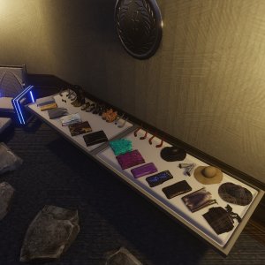 AVshop clothes table