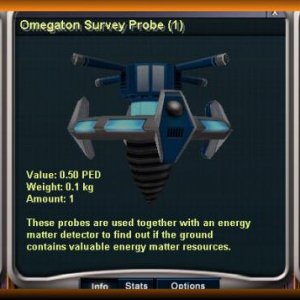 Omegaton Survey Probe