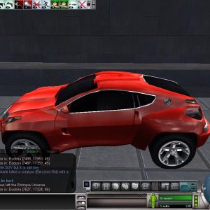 red car in hades