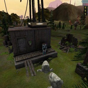 South of sweat farm, east of oil rig