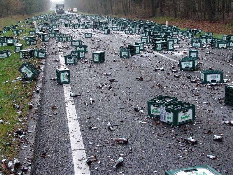 Broken Beer Bottles