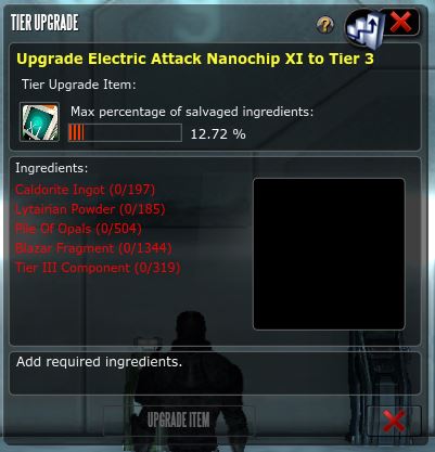 Electric Attack Nanochip XI Tier 3