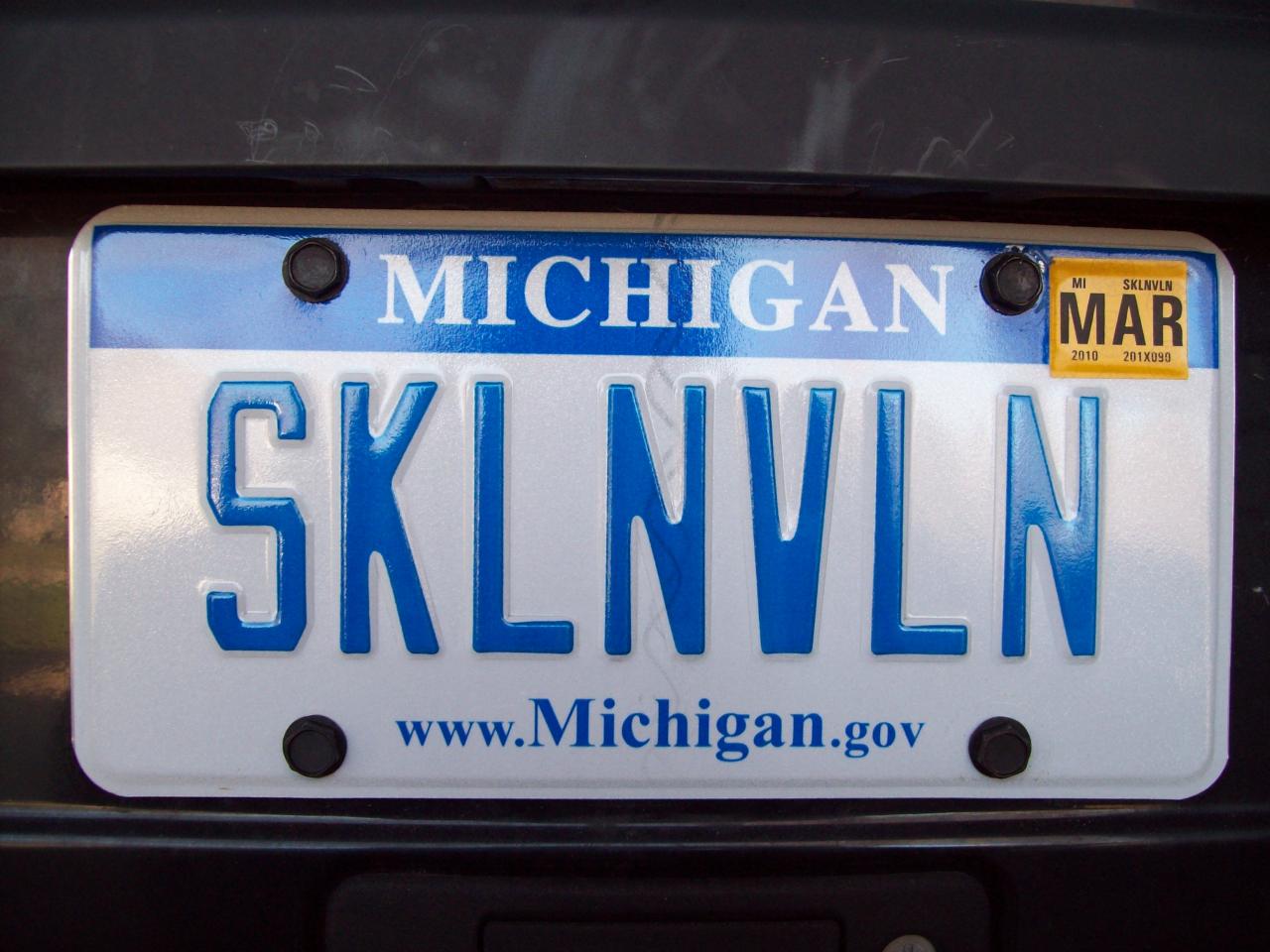 New License Plate