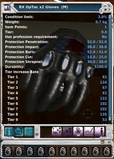 RX OpTac x2 Gloves (M)