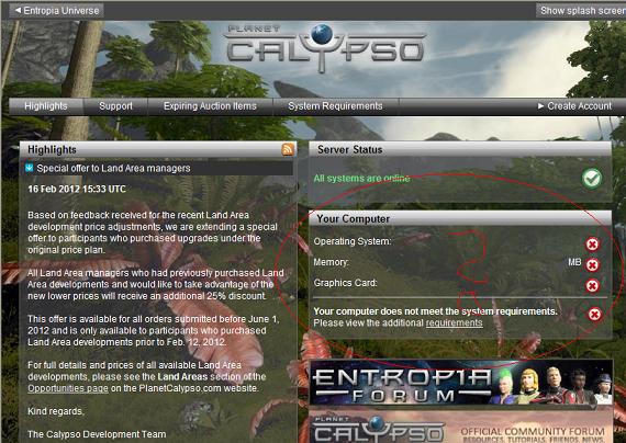 System Requirements problem?