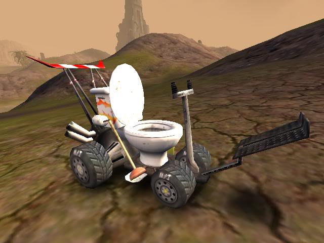 Unreal Tournament toilet vehicle